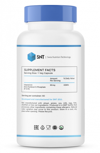 SNT Vitamin P-5-P 60 mg, 60 капсул