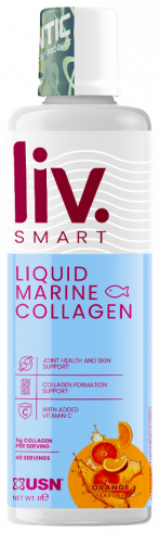 USN Liv.Smart Liquid Marine Collagen, ЛивСмарт Жидкий Морской коллаген, 1000 мл