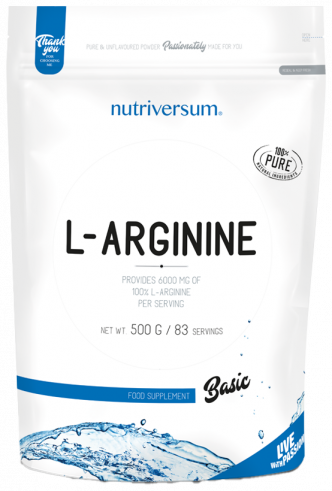 Nutriversum L-Arginine, Л-Аргинин, 500 грамм