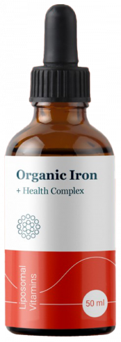 Liposomal Vitamins Organic Iron + Health Complex, Липосомальное железо + комплекс ко-факторов, 50 мл