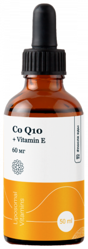 Liposomal Vitamins Liposomal Co Q10 + Vitamin E, Липосомальный Коэнзим Q10, 50 мл