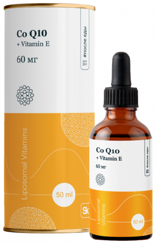 Liposomal Vitamins Liposomal Co Q10 + Vitamin E, Липосомальный Коэнзим Q10, 50 мл