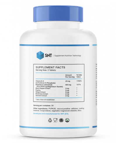 SNT Magnesium Taurate, Магнезиум Таурат, 90 таблеток
