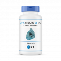 SNT Zinc Chelate 25 mg, Цинк Хелат 25 мг, 180 капсул