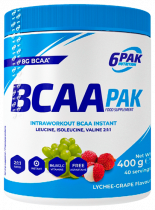 6PAK Nutrition BCAA Pak, 400 грамм
