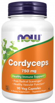 NOW Cordyceps, Кордицепс, 90 капсул