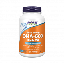 NOW DHA-500, 180 капсул