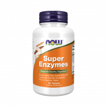 NOW Super Enzymes, 90 таблеток